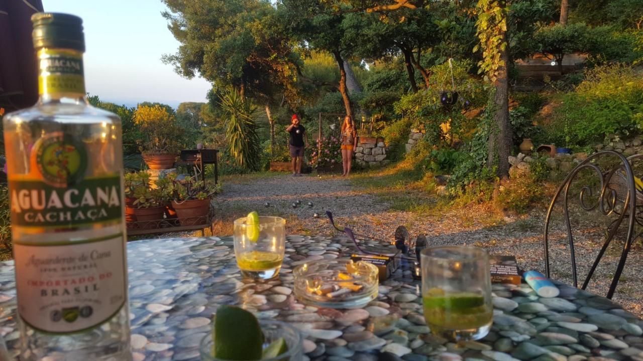 Magnifique Gite de la Garoupe au Cap d'Antibes à 300m des plages Exterior foto